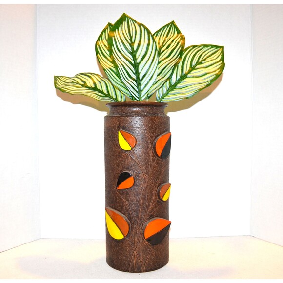 Mid Century Mod Bitossi Rosenthal Netter Vase Italy Aldo Londi